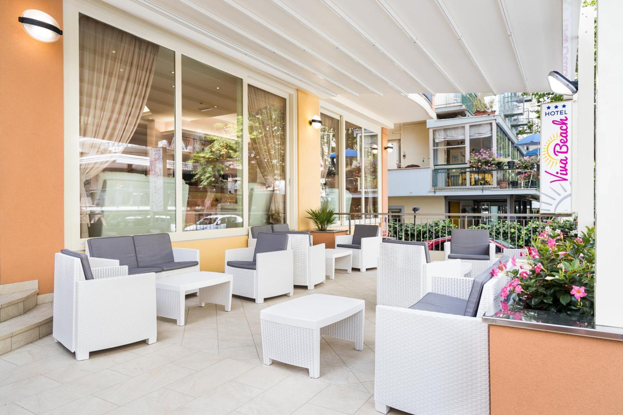 Viva Beach Hotel Rimini Bagian luar foto