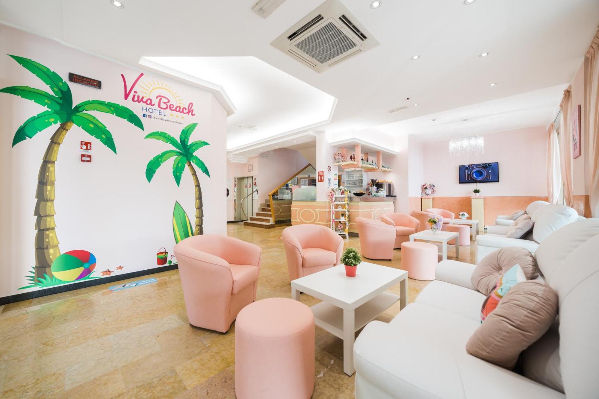 Viva Beach Hotel Rimini Bagian luar foto