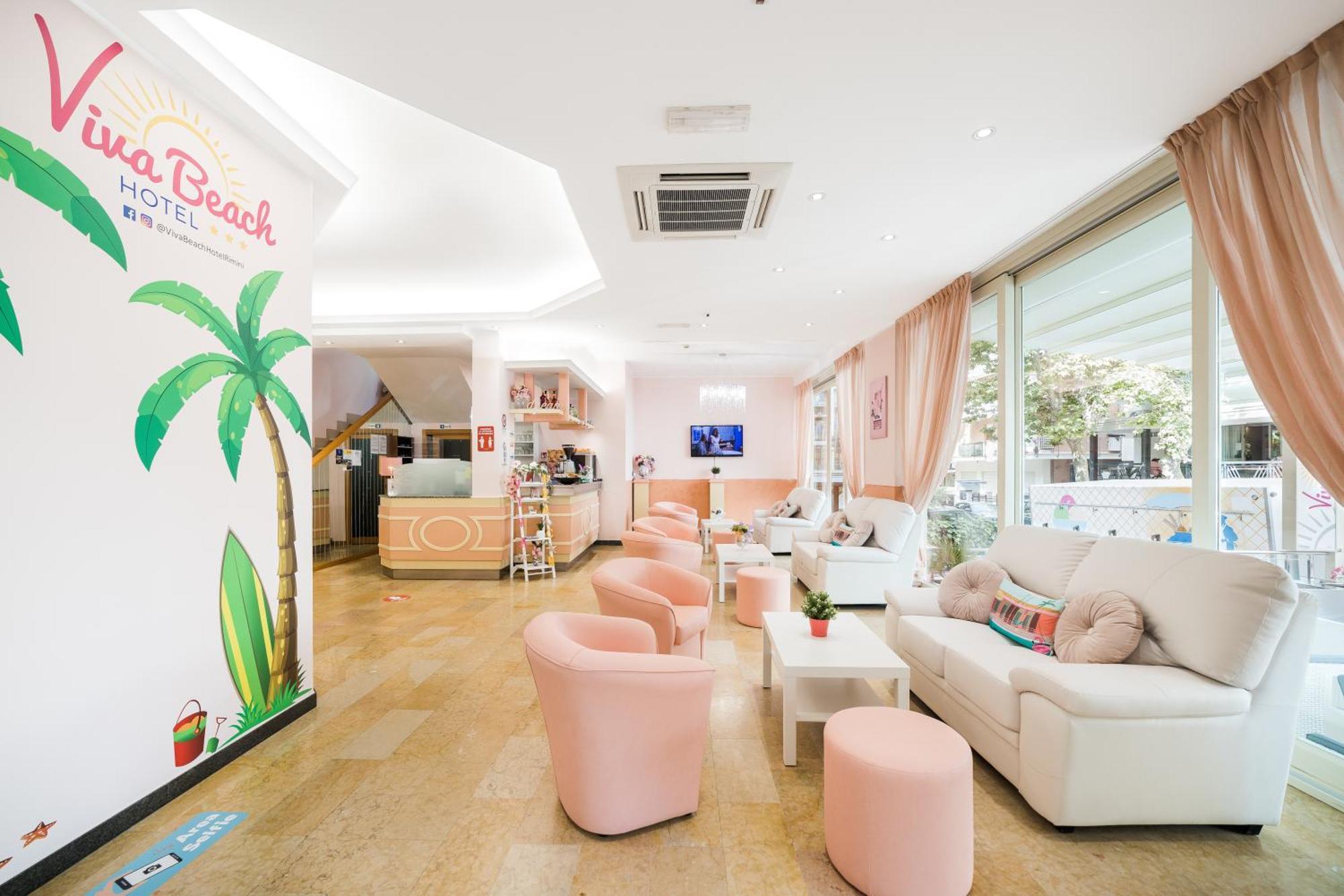 Viva Beach Hotel Rimini Bagian luar foto
